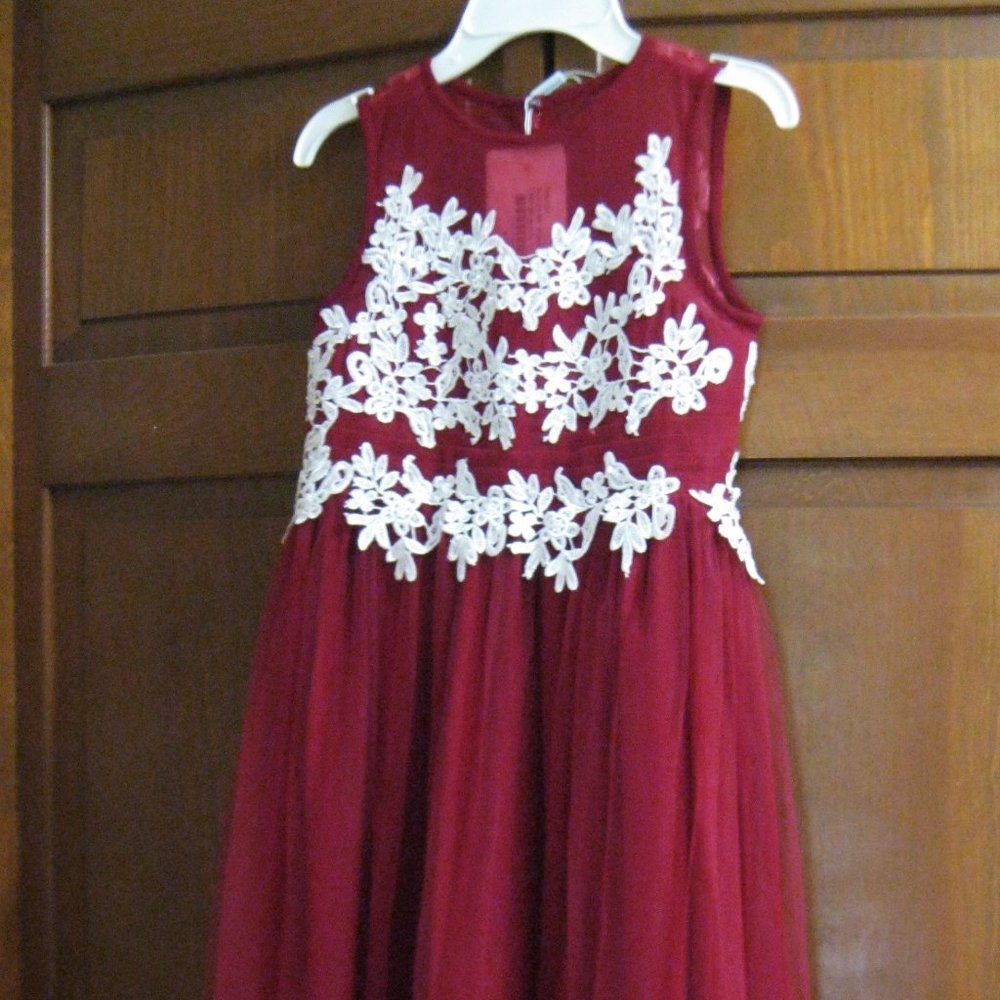 JJ's House Girls Long Junior Bridesmaid Flower Girl Dress 10